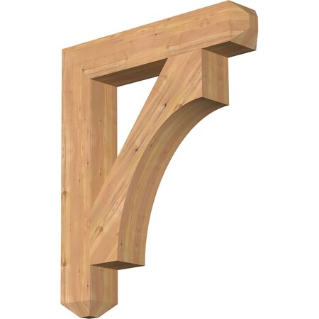 Ekena Millwork Westlake Craftsman Smooth Bracket, Western Red Cedar, 5 1/2"W x 32"D x 38"H BKT06X32X38WTL04SWR